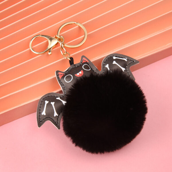 O1CN01piAtzn1m9Hlz562vI_2206918704911-0-cib Wholesale Bat Pendant Rex Rabbit Fur Keychains