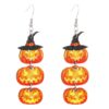 O1CN01pjoLUH1WVhbEp3wZB_3379762794-0-cib Wholesale Halloween Printed Colorful Pumpkin Skull Ghost Gift Creative Splicing Wooden Earrings