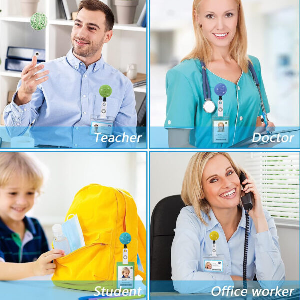 Wholesale Circular Colored Rhinestone Easy To Pull ABS Rotatable Telescopic Keychain