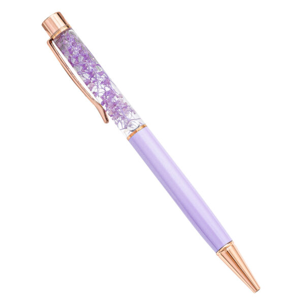 Wholesale Oil Dried Flowers Metal Ballpoint Pen