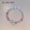 Wholesale Amethyst Bow Cat's Eye Bracelet