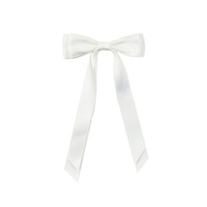 Polyester cotton double-layer ribbon duckbill clip 14 * 23cm14g White