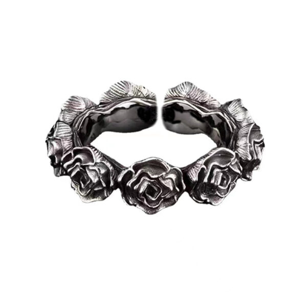Wholesale Alloy Rose Wreath Ring
