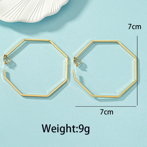 O1CN01poBuoJ2IY54bipWk7_3971809297-0-cib Wholesale Geometric Hoop Exaggerated Alloy Earrings