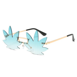 Regular / gold frame gradient green