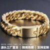 Wholesale Men's Double Buckle Alloy Bracelet