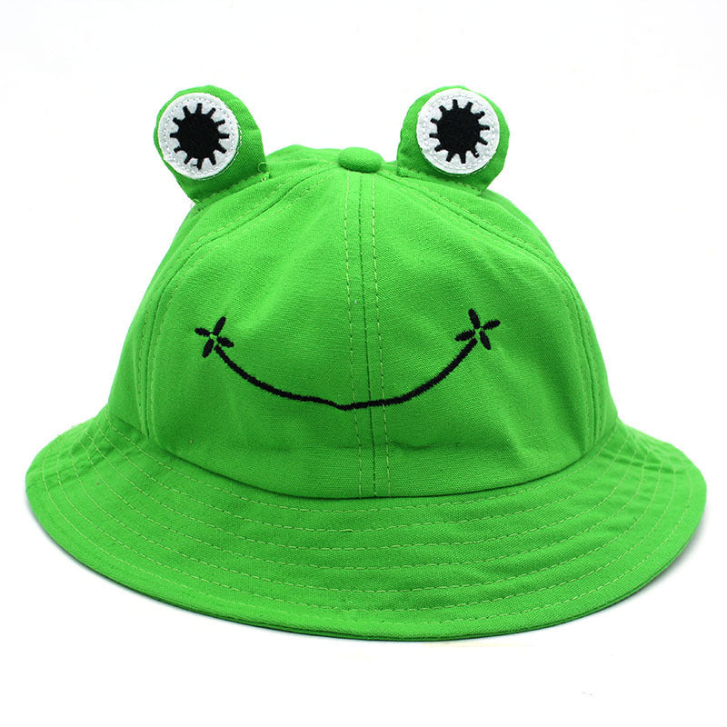Wholesale Cotton lyester Frog Embroidery Fisherman Hat