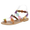 O1CN01pu7S7h211hZNOTdij_2206815836925-0-cib Wholesale Pu Bohemian Colorful Flower Flat Sandals