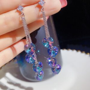 O1CN01puWdid2EpFGeQ18Wu__2865688793-0-cib Wholesale Long Tassels Crystal Earrings