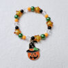 Wholesale Halloween Pumpkin Acrylic Bracelet