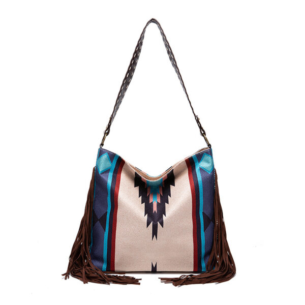 O1CN01pwkQWC1bYyIW7n0PV_2209154643478-0-cib Wholesale Cotton Linen Aztec Pattern Hand Woven Tassel Shoulder Bag