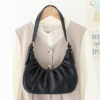 Wholesale Pleated Cloud PU Single Shoulder Crossbody Bag
