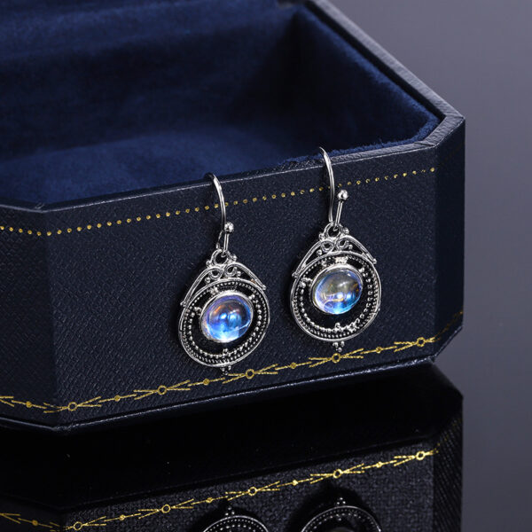 Wholesale Moonlight Stone Copper Earrings