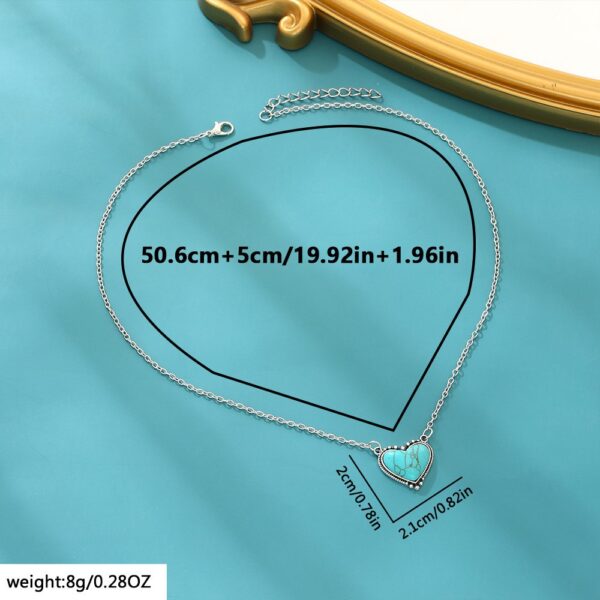 O1CN01pyiezQ1fCJLcfSZqE_4260613970-0-cib Wholesale Alloy Love Turquoise Pendant Necklace