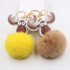 Wholesale Old Goat Hair Ball Alloy Keychain