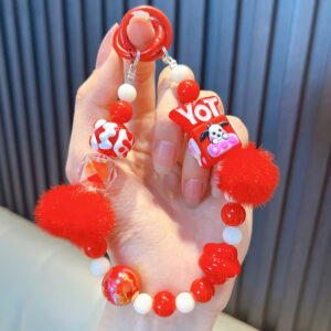 Red (beads will vary)