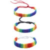 Wholesale Rainbow Hand Woven Bracelet