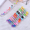 Wholesale LED Light DIY Four-color Visible Transparent Underlined Markers, Press The Ballpoint Pen For Beadable For DIY For Craft
