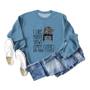 Blue Sweater (black color picture) / S