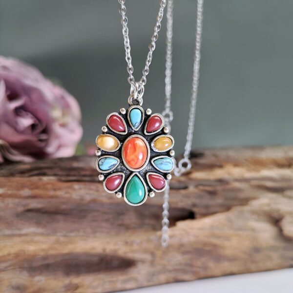 Wholesale Geometric Round Zinc Alloy Necklaces