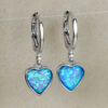 Wholesale Love Opal Alloy Earrings