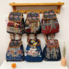 Wholesale Canvas Embroidery Knit Backpack