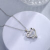 Wholesale Mother's Day Love Butterfly Diamond Bronze Necklace