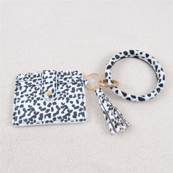 Wholesale Cow print bracelet/wristband/keychain