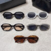 Wholesale Vintage Brown Small Frame Sunglasses AC