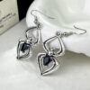 Wholesale Retro Halloween Exaggerated Hollow Spider Earrings
