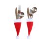 Wholesale Santa Hat Cutlery Set Ornaments
