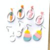 Wholesale Jewelry Easter Carrot Bunny Acrylic Earrings