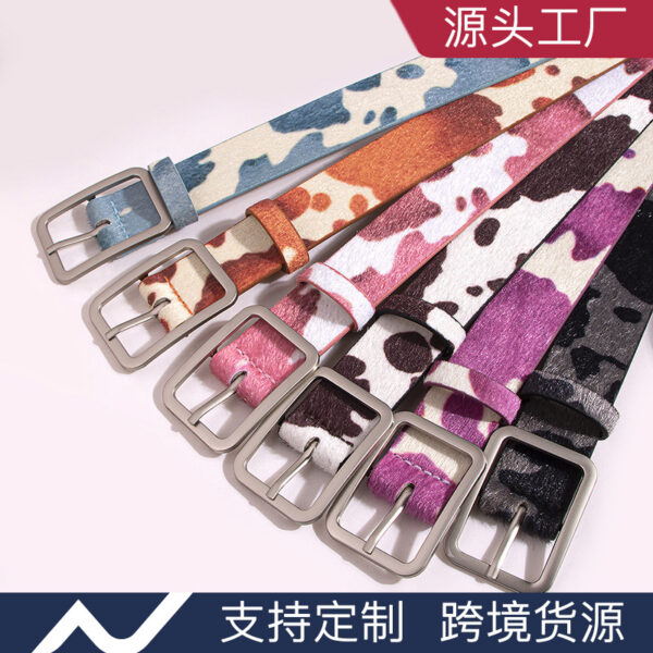Wholesale PU Cow Pattern Belt