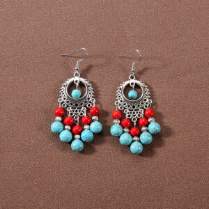 3-antique turquoise earrings