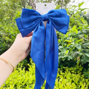 Royal blue ---- scarf bow