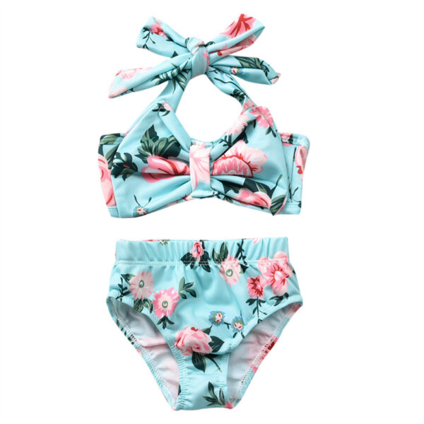 Wholesale Kids Bikini Polyester Swimwear