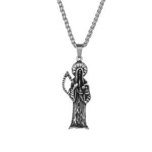 O1CN01qDso1Q1de81mSEN5W__2249443760-0-cib-1 Wholesale Reaper Sickle Necklace Pendant Vintage Punk Alloy Necklaces