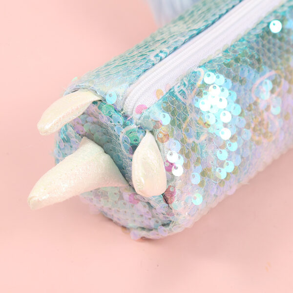 Wholesale Rainbow Sequin Unicorn Pencil Case