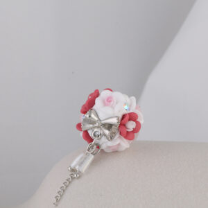 Rose Red + white mixed color flowers