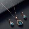 O1CN01qHyM3I1eqK7N1rOBC__2211101453922-0-cib Wholesale Drop Shape Alloy Earrings Jewelry Set