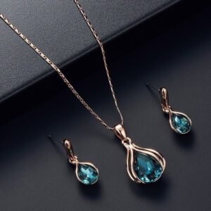 Wholesale Drop Shape Alloy Earrings Jewelry Set