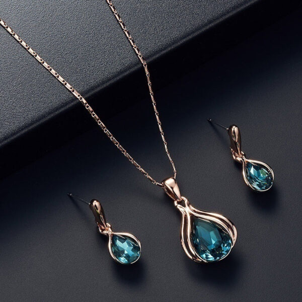 O1CN01qHyM3I1eqK7N1rOBC__2211101453922-0-cib Wholesale Drop Shape Alloy Earrings Jewelry Set