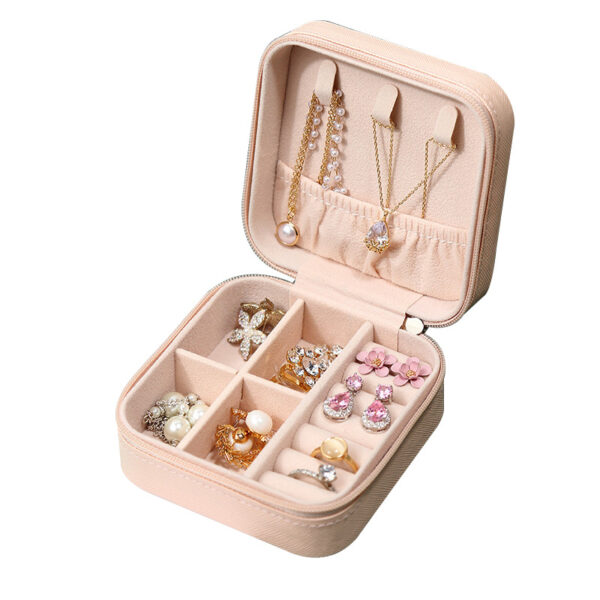 Wholesale Simple Portable Jewelry Leather Storage Box