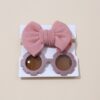 Wholesale Fabric Kids Headband Sunglasses Set