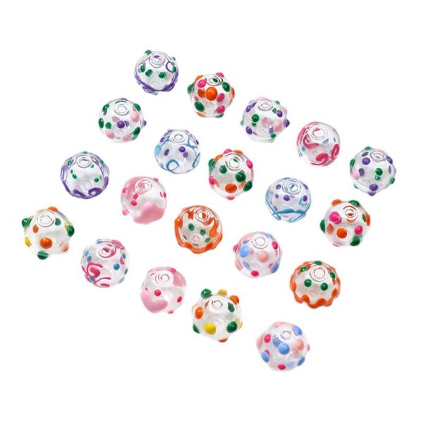 O1CN01qOFrhg1Bs2lWSKA6N_0-0-cib Wholesale Hand Painted Hollow Glass Jewelry Accessories Beads