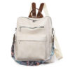 Wholesale Retro PU Large Capacity Travel Backpacks