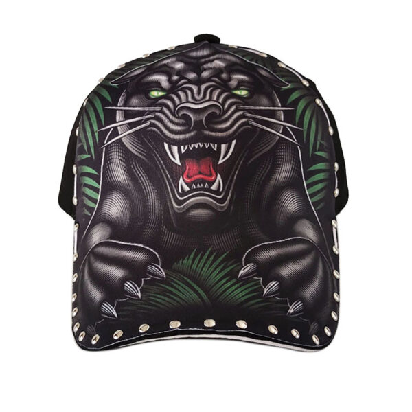 Wholesale Cotton Hardtop Wide Brim Animal Print Caps