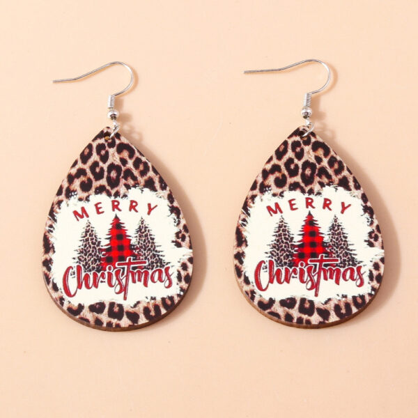 O1CN01qPDi0v1vac83vYYYo_2866776189-0-cib Wholesale Christmas Cartoon Santa Claus Drop Shape Wooden Earrings