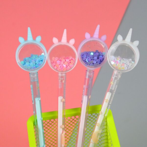 Wholesale Creative Batch Unicorn Glitter Plastic Pen