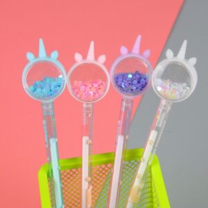 O1CN01qSojOb291G9sU7YLr__2838378007-0-cib Wholesale Creative Batch Unicorn Glitter Plastic Pen